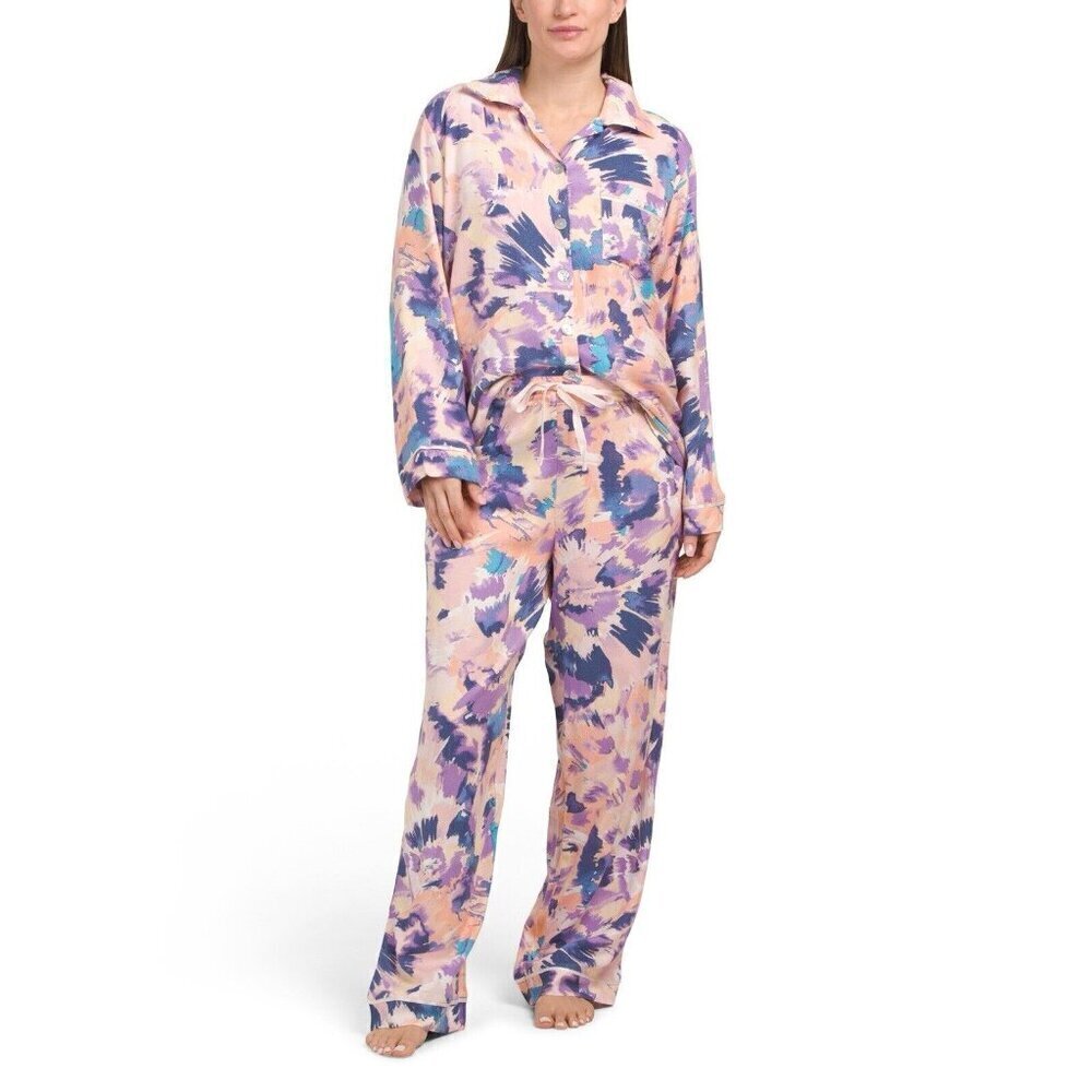 NEW Papinelle Willow Cosy Full Length Pink PJ Set Size Medium Super Soft Pajamas - Picture 10 of 10